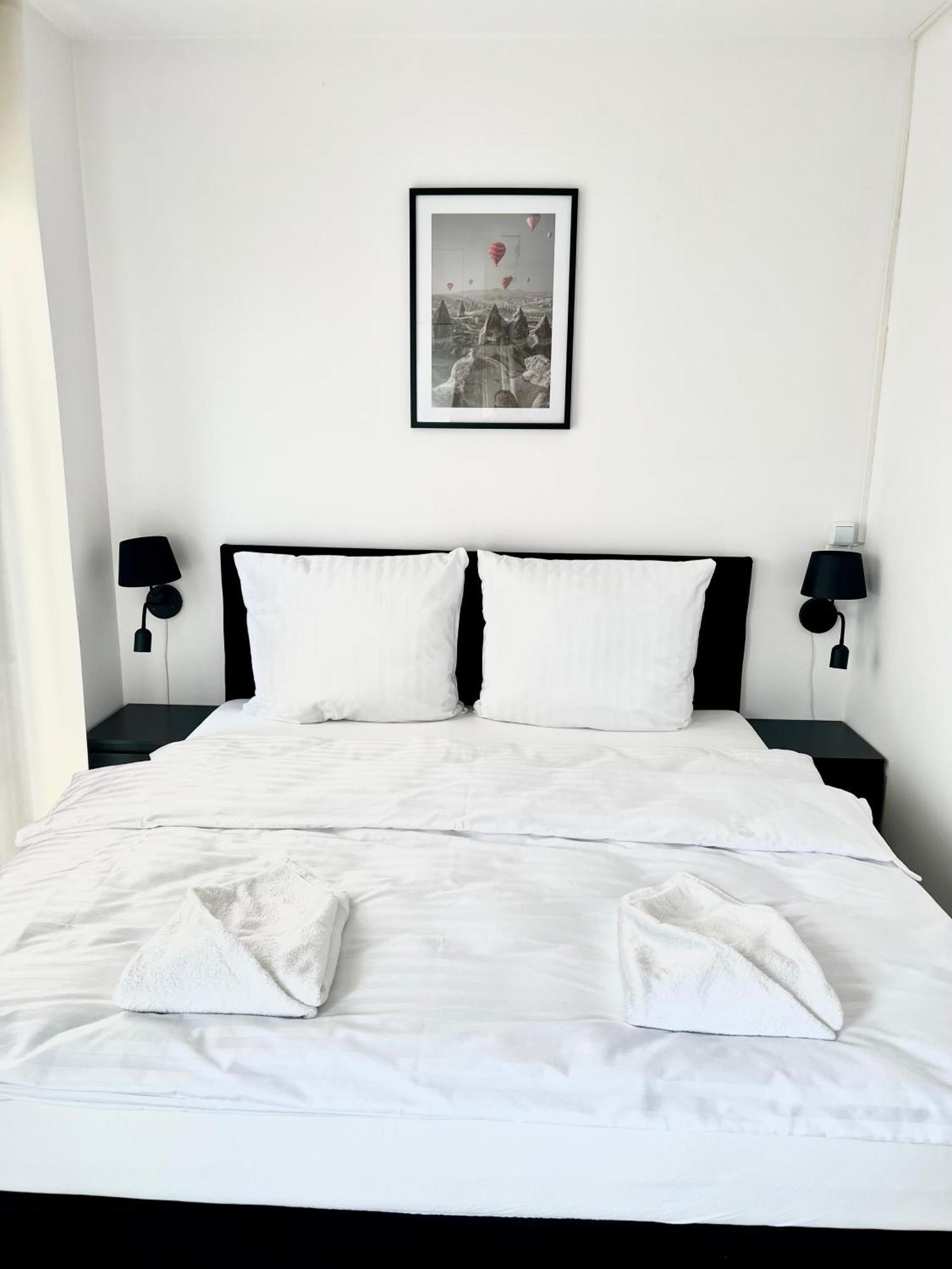 Zielone Apartamenty Katowice ホジューフ 部屋 写真