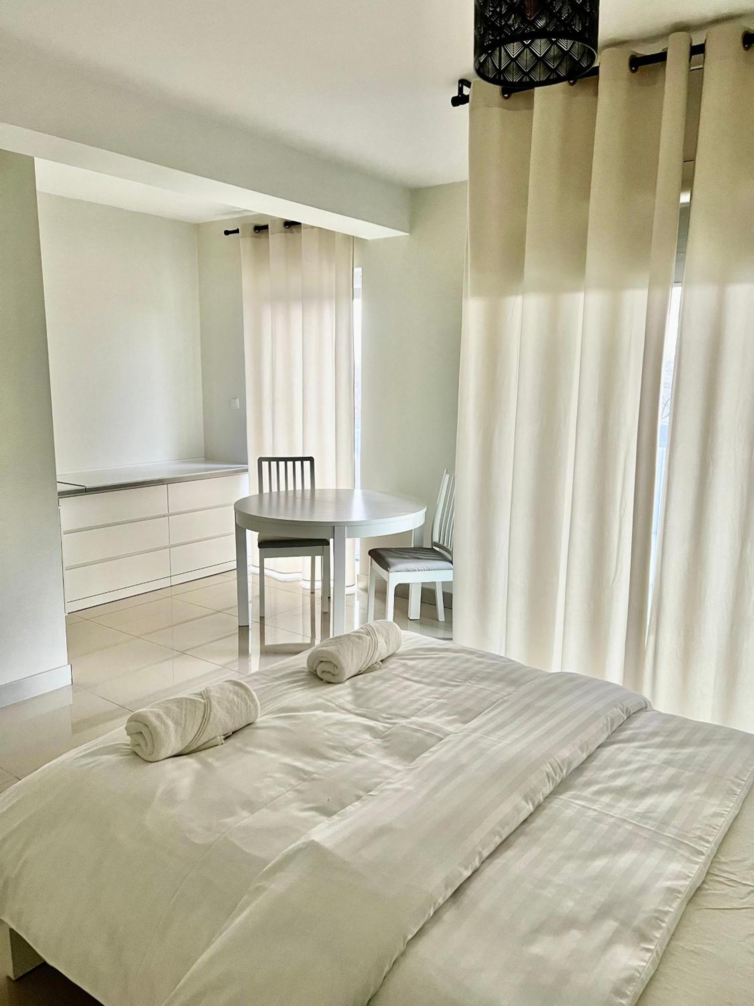 Zielone Apartamenty Katowice ホジューフ 部屋 写真